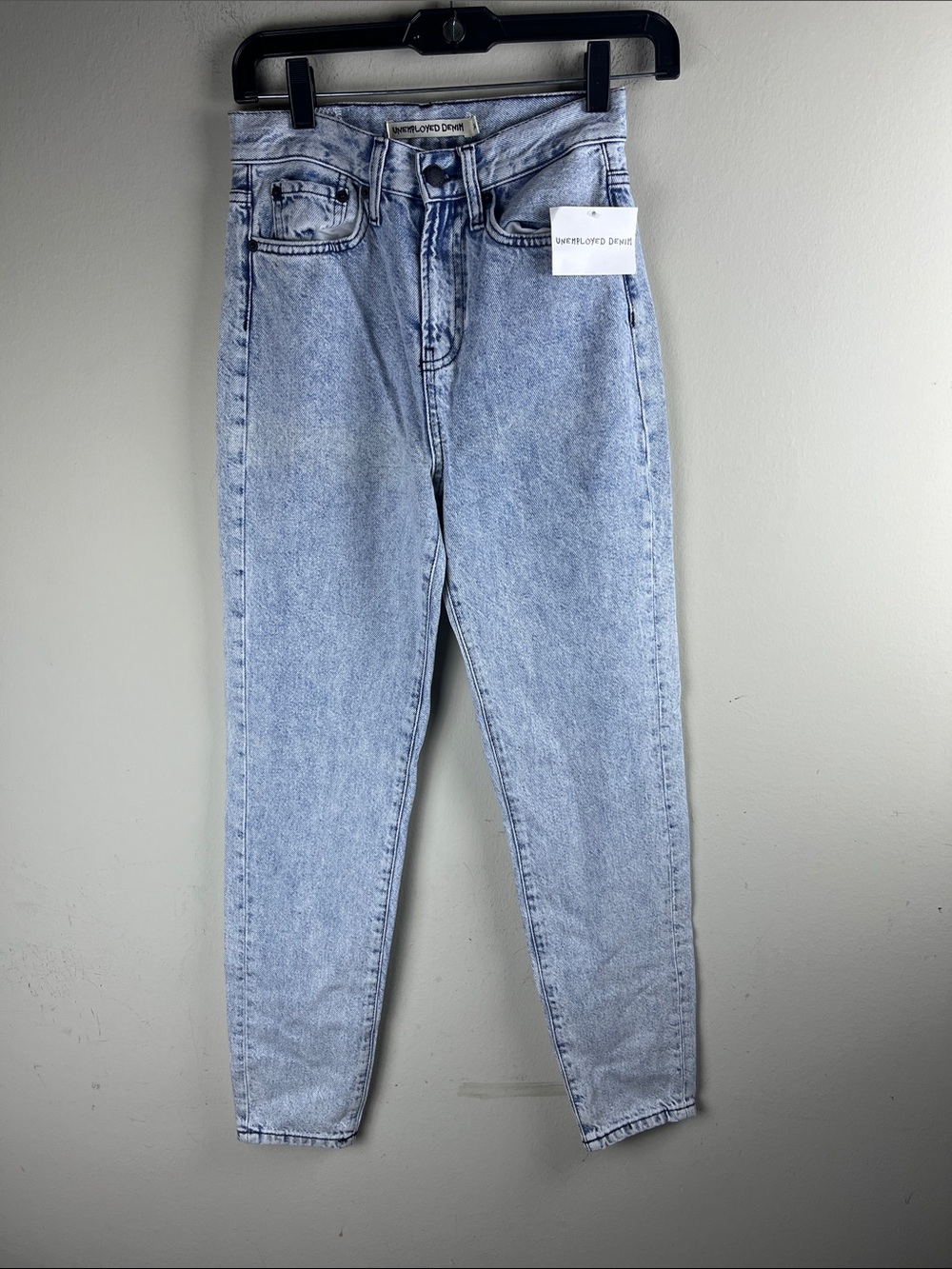 Unemployed Denim Women's Size 14 Light Blue Jeans Star Heart Patch Distressed De
